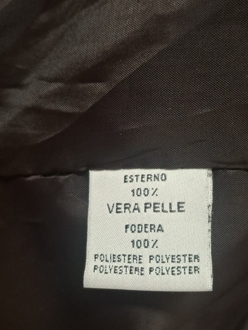 Vintage LeatherJacket Genuine Big Fur Collar Italy - Picture 14 of 16